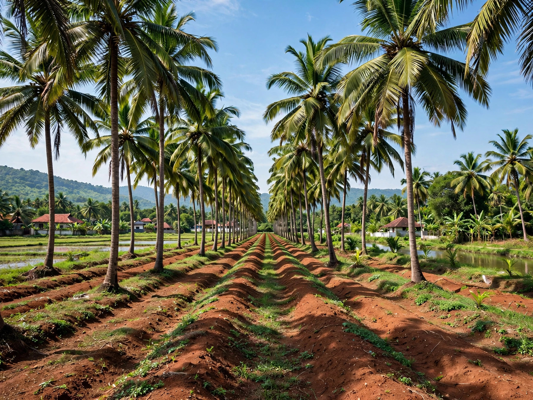 5-cent farm plot with coconut palms, Kottayam